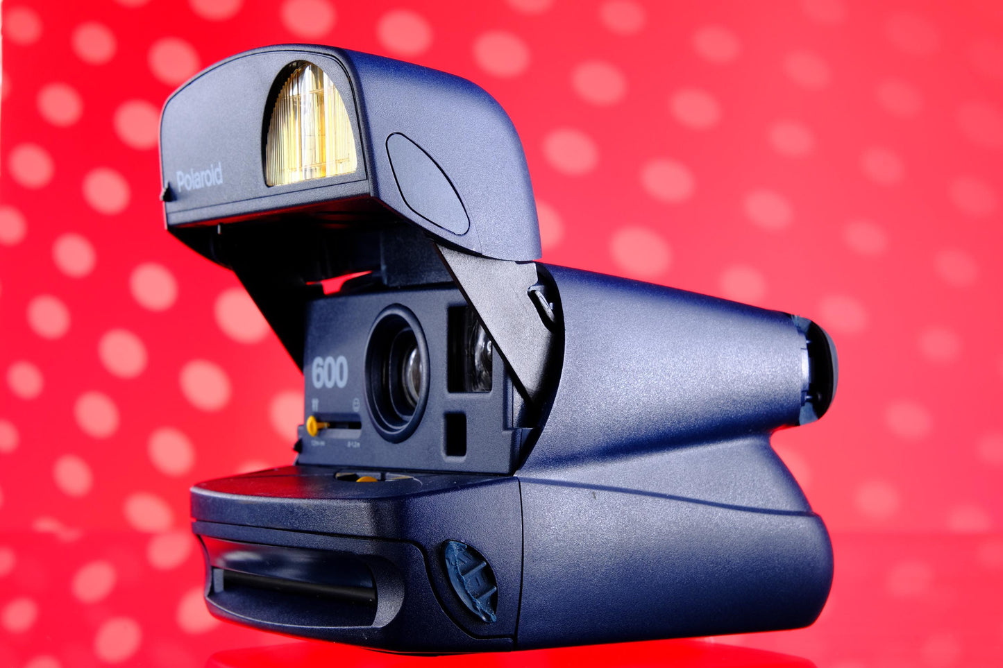 Polaroid One Step Express 600 90's Blue Rounded Body Instant Film