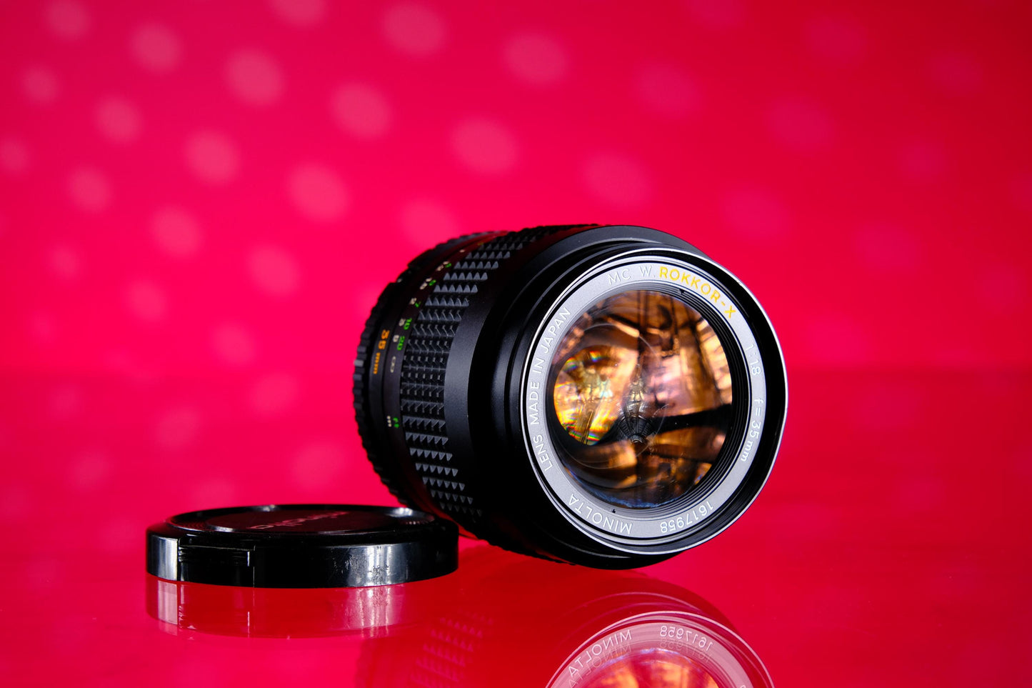 Minolta MC W Rokkor X 35mm f/1.8 Wide Angle MD Mount Lens