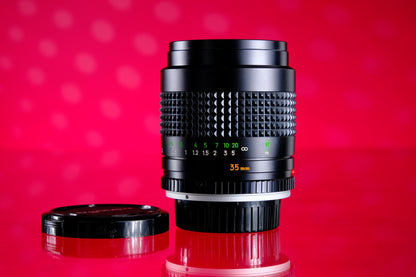 Minolta MC W Rokkor X 35mm f/1.8 Wide Angle MD Mount Lens