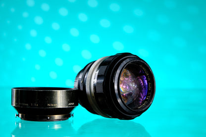 Nikon Nikkor-H Auto 85mm f/1.8 Pre Ai Telephoto Lens F Mount