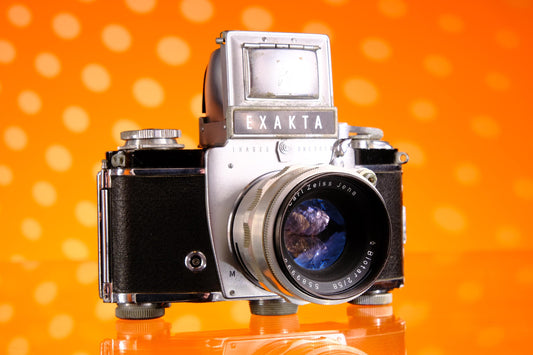 Zeiss Biotar 58mm f/2.0 lens + Exakta Varex body -READ