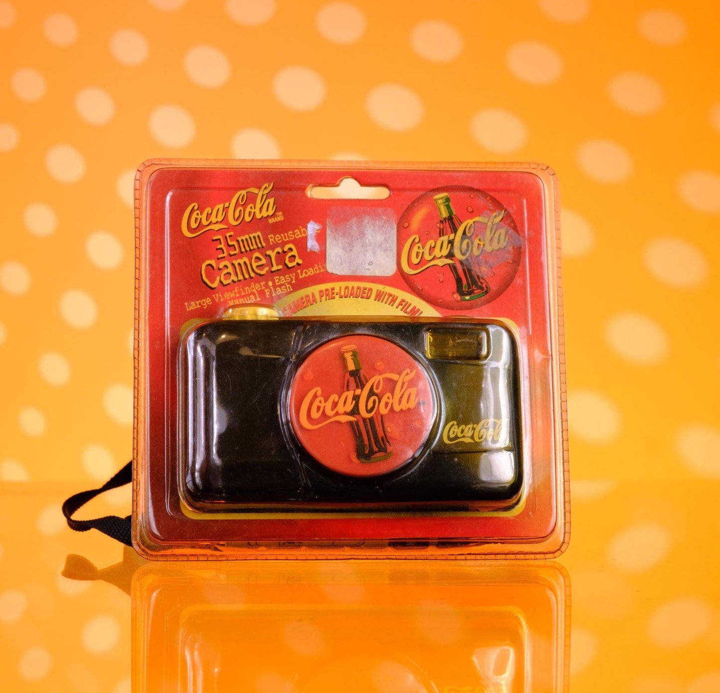 Coca Cola 35mm Reuseable Film Camera Collectible