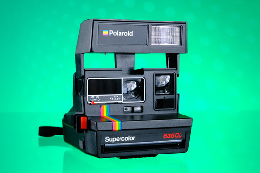 Polaroid Supercolor 635CL Instant Pack Film Camera Tested Working!