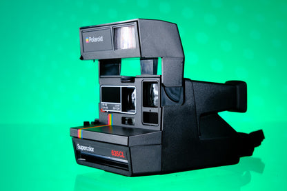Polaroid Supercolor 635CL Instant Pack Film Camera Tested Working!