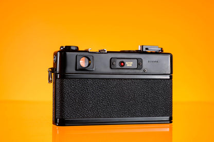 Yashica Electro 35 GTN 35mm Rangefinder Film Camera - Black Restored!