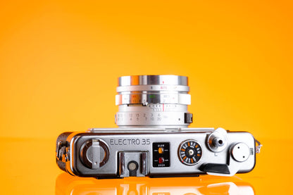 Yashica Electro 35 GSN 35mm Rangefinder Film Camera - Working!