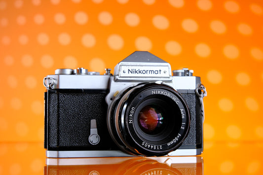 Nikon Nikkormat FT 35mm SLR + 50mm f/2.0 Nikkor HC Lens Working! (Copy)