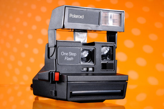 Polaroid OneStep Flash 600 Instant Pack Film Camera Tested Working!
