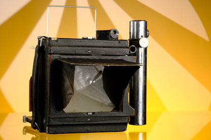 Graflex Speed Graphic Pre War 4x5 Large Format Press Camera + 13.5cm f/4.5 Zeiss Tessar Lens