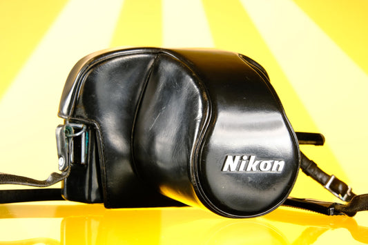 Nikon F2 Leather Case - Black