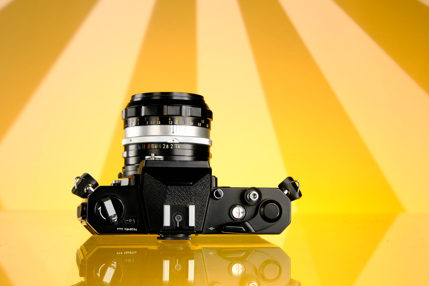 Nikon Nikkormat FT2 Black 35mm SLR + 50mm f/1.4 Nikkor SC Lens