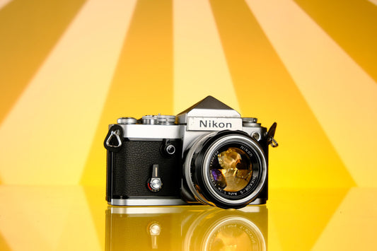 Nikon F2 DE-1 35mm SLR + 50mm f/1.4 Pre-Ai Lens Excellent Tested!