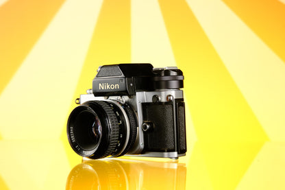 Nikon F2 DP-2 35mm SLR Film Camera + 50mm F/2 Ai Lens