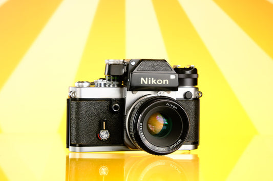 Nikon F2 DP-2 35mm SLR Film Camera + 50mm F/2 Ai Lens