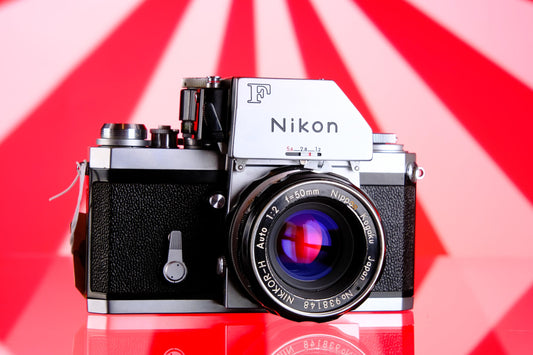 Nikon F Photomic FTN 35mm SLR + 50mm f/2.0 Lens Tested Working!