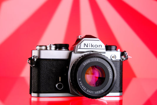 Nikon FM 35mm SLR + 50mm f/1.8 Series E Lens Tested!