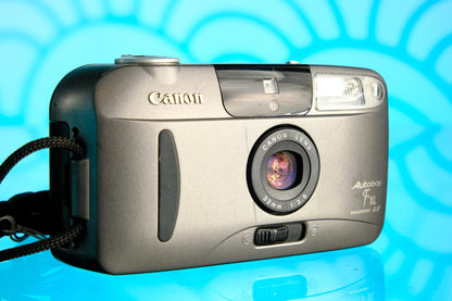 Canon Autoboy F XL Prima Mini Sureshot Sleek 35mm Point & Shoot - Tested!