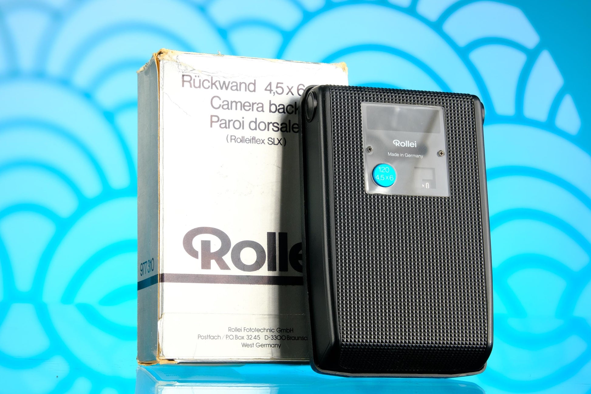 Rollei SLX 4.5x6 645 Film back for SLX 6002 Cameras 977 310