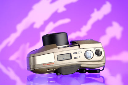 Olympus MJU Zoom 140 All Weather Point and Shoot Tested Working!