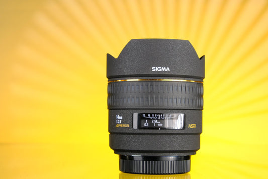 Sigma 14mm f/2.8 HSM EX Fisheye Lens - SA Mount
