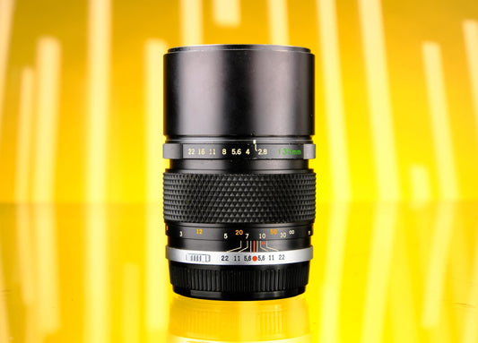 Olympus OM-System Zuiko Auto-T 135mm f/2.8 Lens – Compact Telephoto Prime for OM Mount