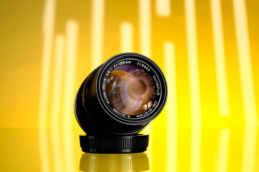 Olympus OM-System Zuiko Auto-T 135mm f/3.5 Lens – Compact Telephoto Prime for OM Mount