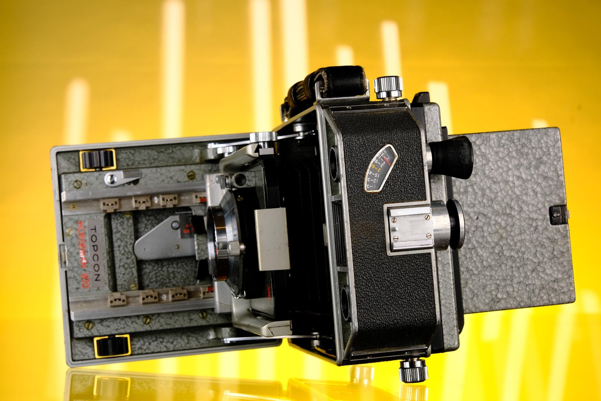 Topcon Horseman 970 Rangefinder View Camera w/ 6x9 roll film back, 9cm Super Topcor PS f/5.6 Lens
