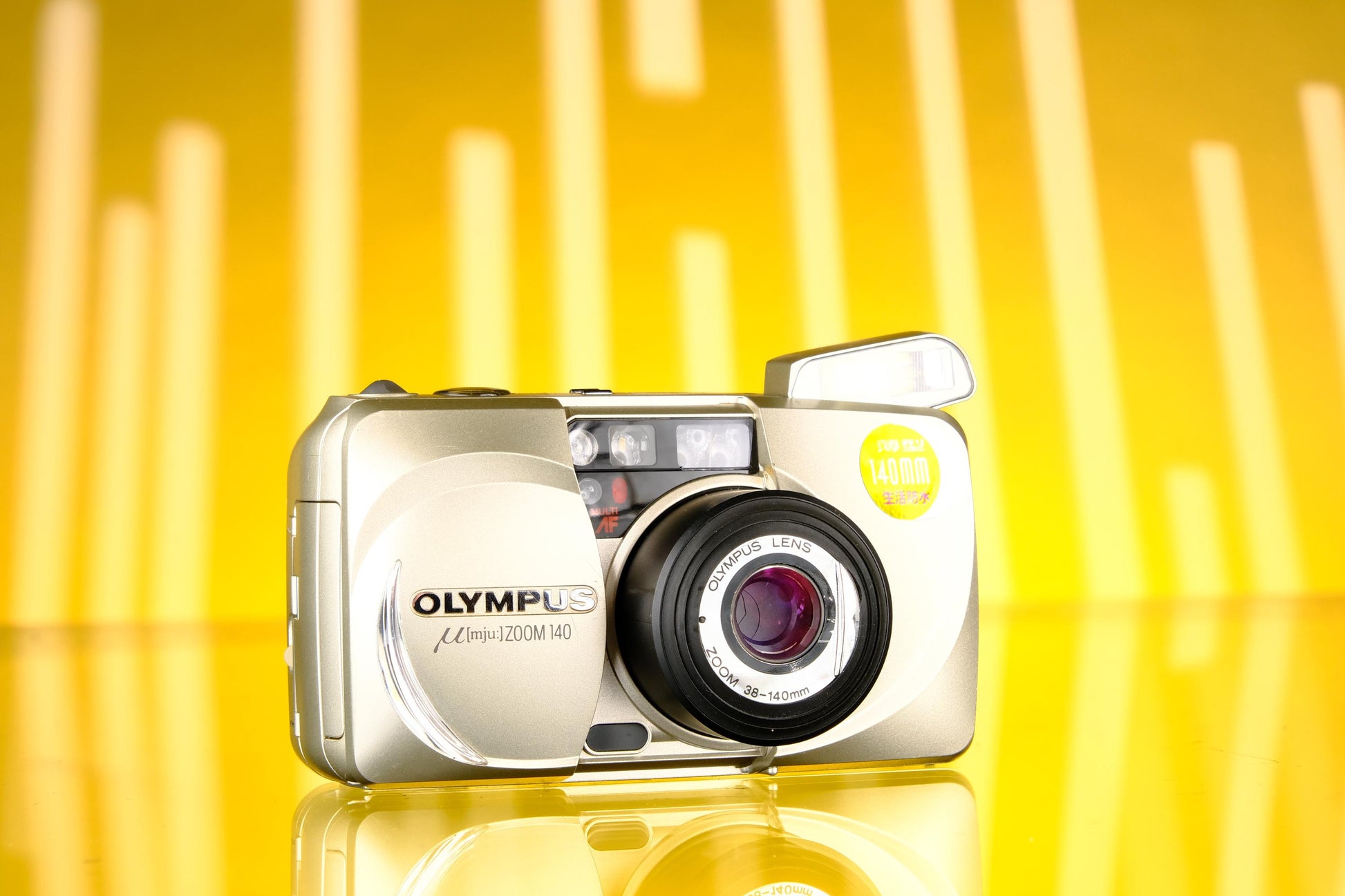 Olympus MJU Zoom 140 All Weather Point and Shoot Tested Working!