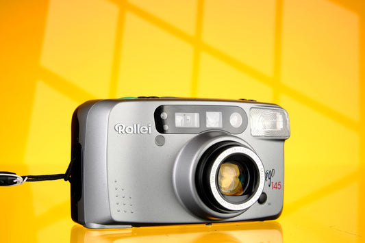Rollei Prego 145 35mm Point and Shoot Film Camera Working!