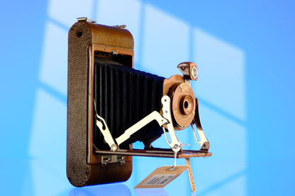 Eastman Kodak No.1 Pocket Kodak Junior Model B Camera - Brown