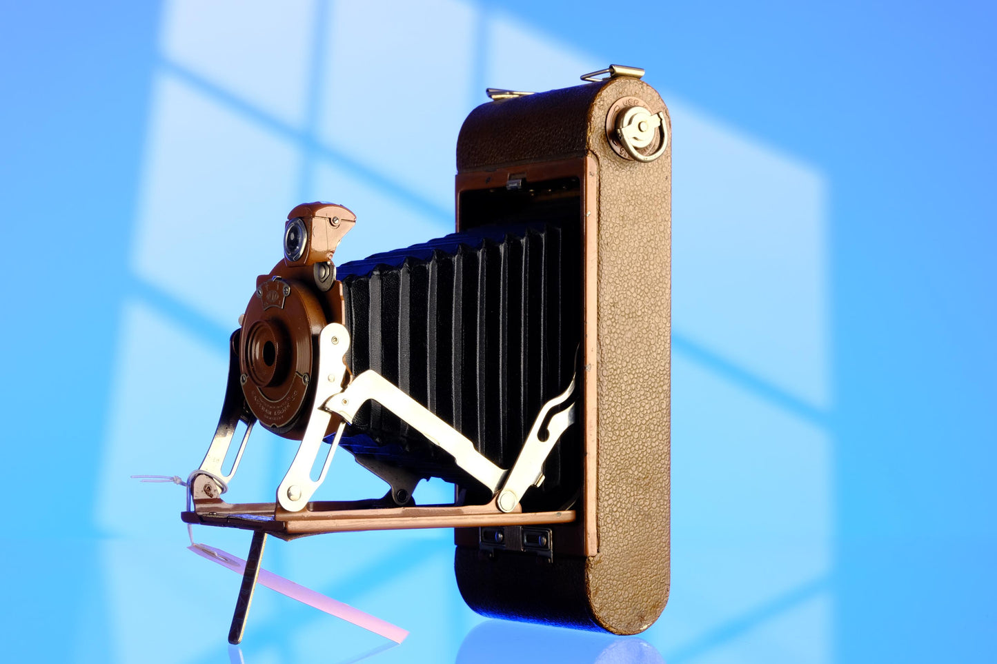 Eastman Kodak No.1 Pocket Kodak Junior Model B Camera - Brown