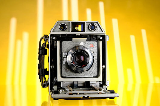 Topcon Horseman 970 Rangefinder View Camera w/ 6x9 roll film back, 9cm Super Topcor PS f/5.6 Lens