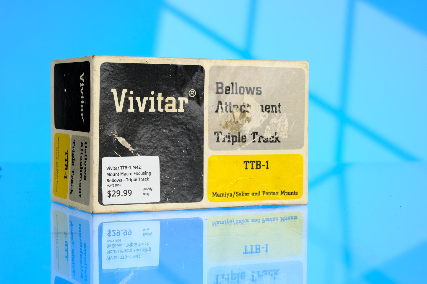 Vivitar TTB-1 M42 Mount Macro Focusing Bellows - Triple Track