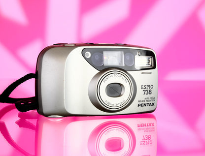Pentax Espio 738 35mm Point & Shoot Camera