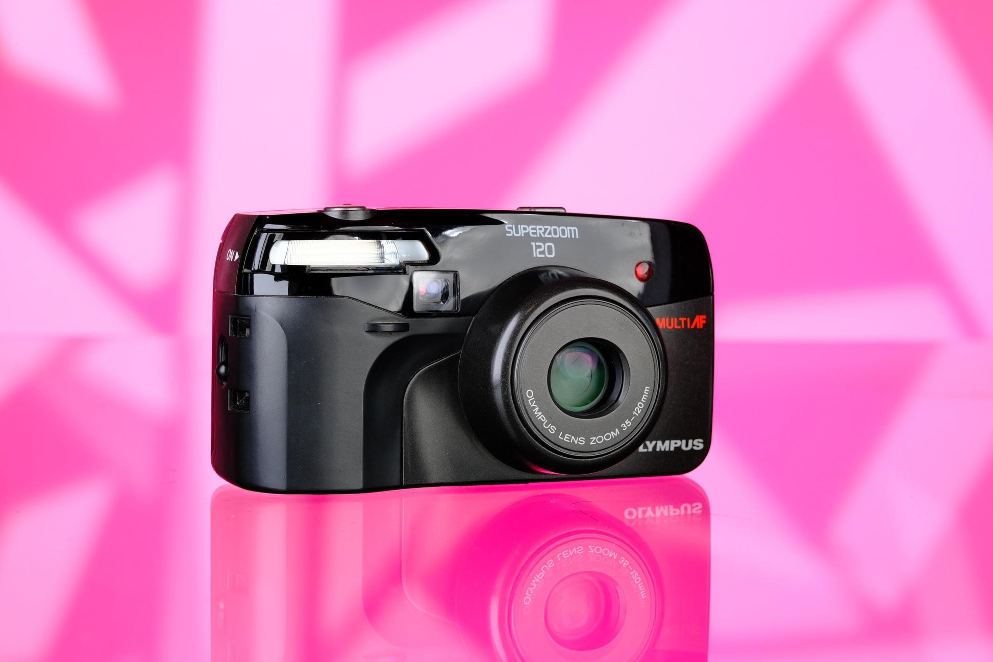 Olympus Superzoom 120 35mm Point & Shoot Camera