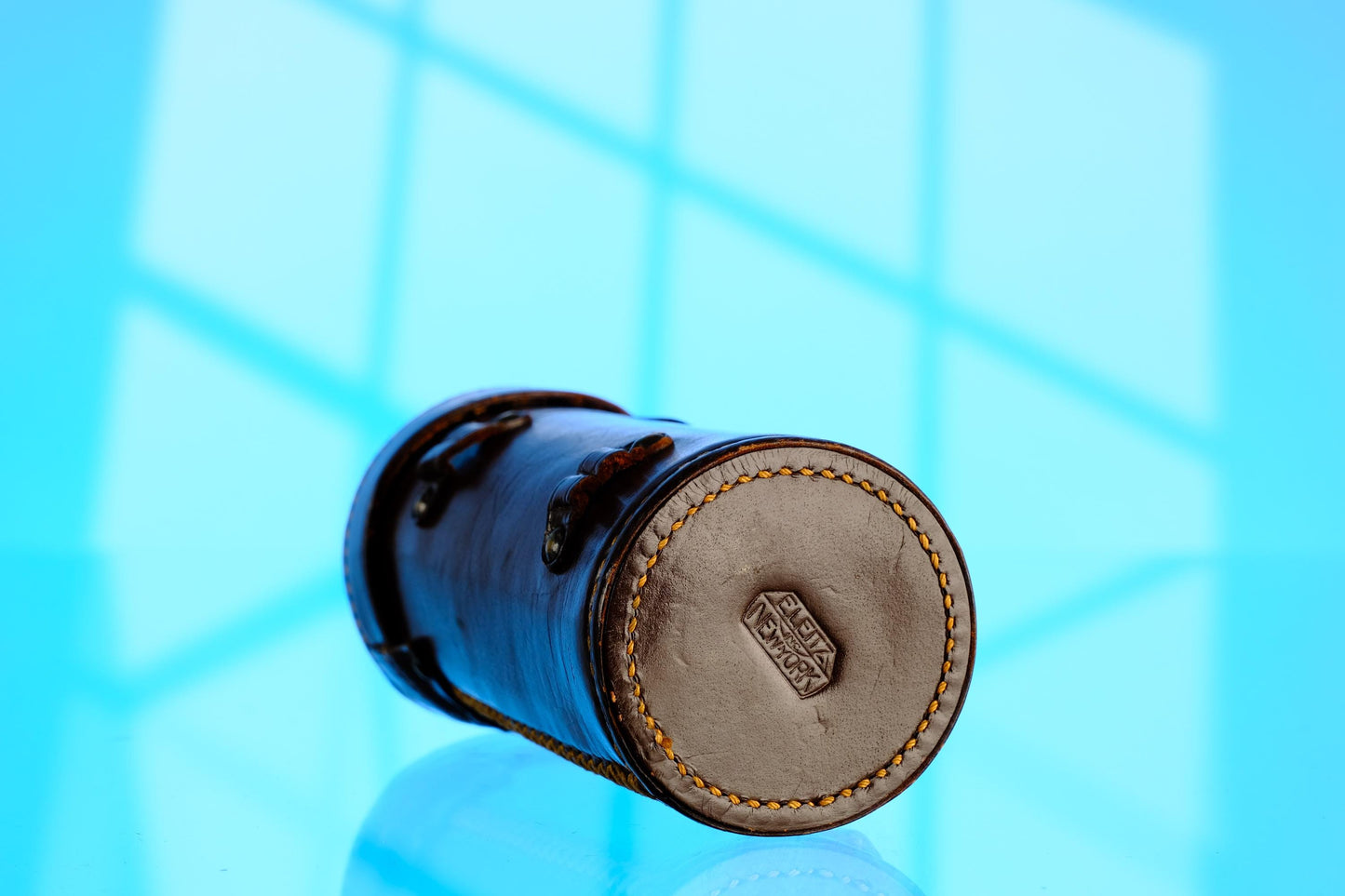 Leitz New York Leather Case - Telephoto Lenses 90mm 135mm 5.25in L x 2.25in W