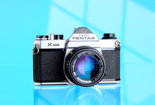 Pentax K1000 35mm SLR Film Camera + 50mm F/1.4