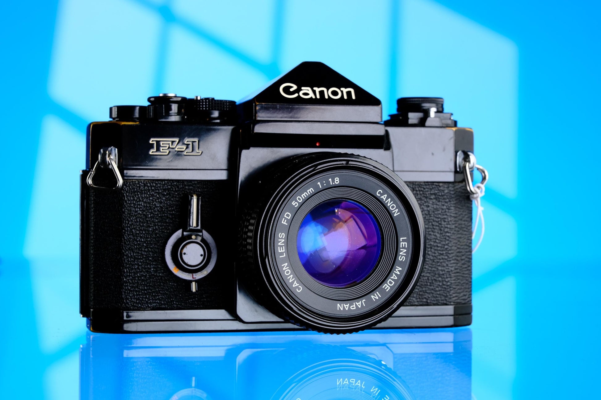 Canon EF F1 35mm SLR w/ 35mm FL Lens Film Tested Working