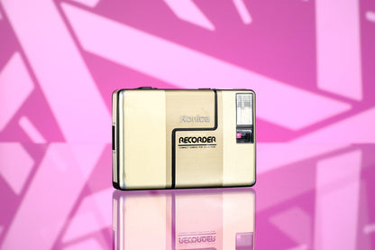 Konica Recorder 35mm Half Frame Point & Shoot Camera - Champagne Silver