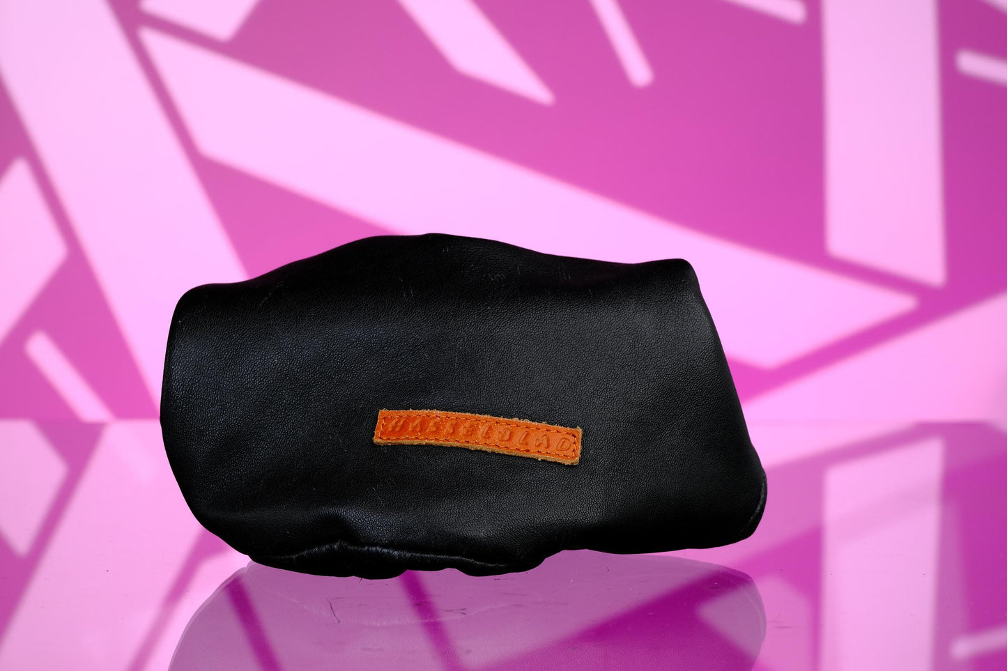 Hasselblad Black Leather Lens Case Pouch - 9" H x 4.5" W