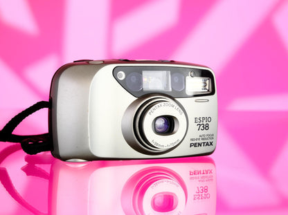 Pentax Espio 738 35mm Point & Shoot Camera