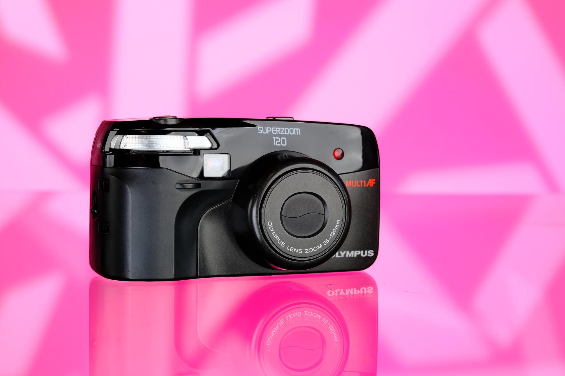 Olympus Superzoom 120 35mm Point & Shoot Camera