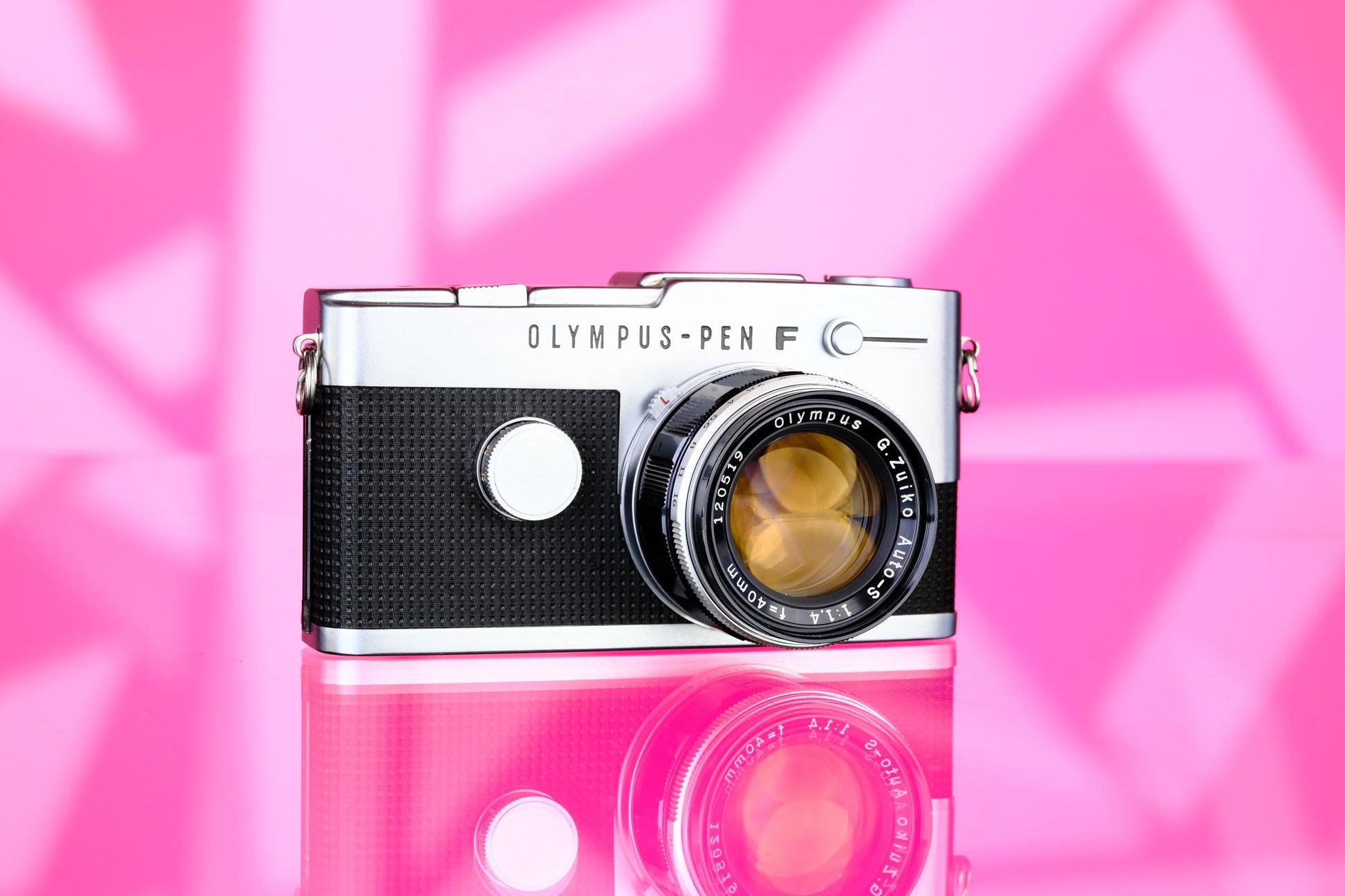 Olympus PEN-FT 35mm SLR Half-Frame Film Camera + 38mm F/1.4