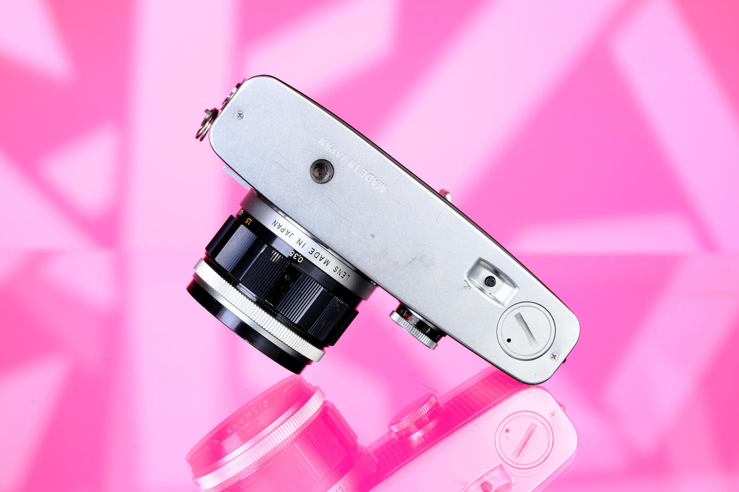 Olympus PEN-FT 35mm SLR Half-Frame Film Camera + 38mm F/1.4