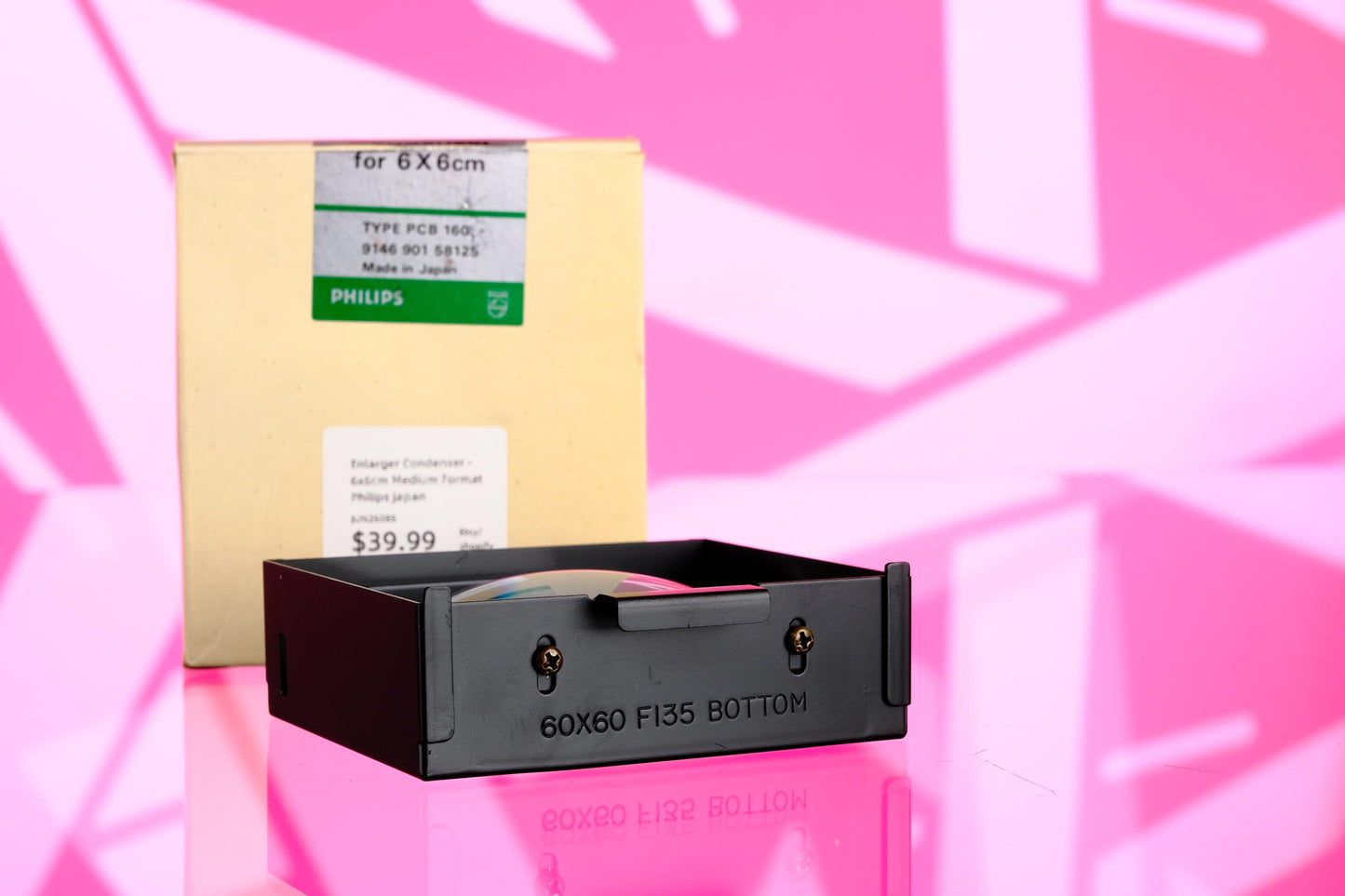 Enlarger Condenser - 6x6cm Medium Format Philips Japan