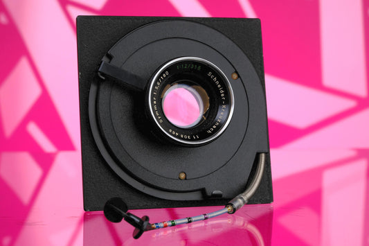 Schneider Kreuznach Symmar 180mm f/5.6 Convertible Large Format Lens w/ Sinar Atmos 482 Lens Board