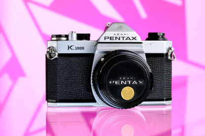 Pentax K1000 + 50mm f/2.0 PK Mount Lens