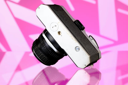 Pentax K1000 35mm SLR + 50mm f/1.8 Lens