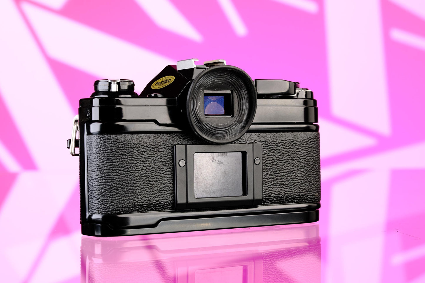 Canon Ae-1 Black 35mm SLR + 50mm f/1.4 nFD Lens