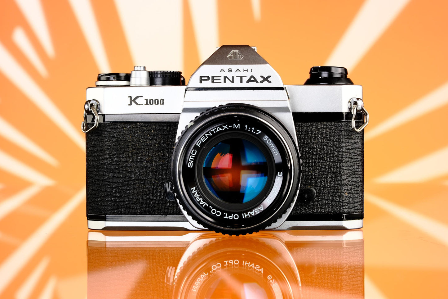 Pentax K1000 35mm SLR Film Camera + 50mm F/1.7